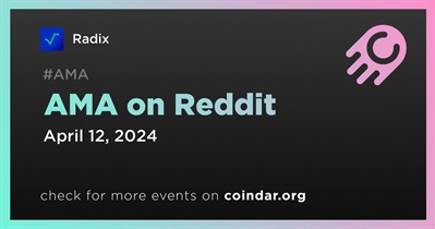 Radix to Hold AMA on Reddit on April 12th