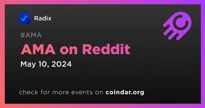 Radix to Hold AMA on Reddit on May 10th