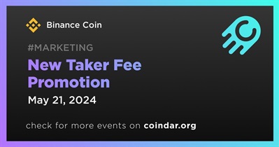Binance Coin to Start New Taker Fee Promotion