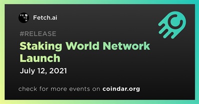 Staking World Network Launch