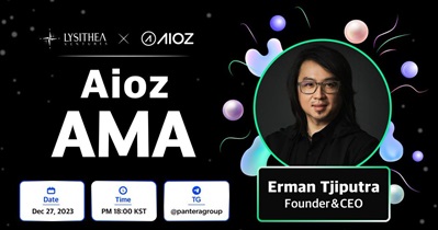 AIOZ Network проведет АМА в Telegram 27 декабря