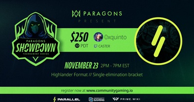 ParagonsDAO проведет турнир 23 ноября