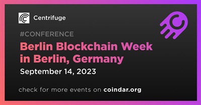 Centrifuge to Participate in Berlin Blockchain Week in Berlin on September 14th
