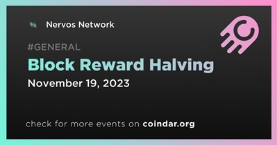 Nervos Network to Halve Block Reward on November 19th
