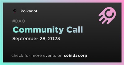 Polkadot to Host Community Call on September 28th