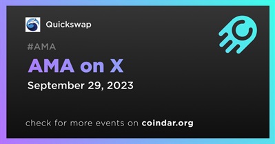 Quickswap to Hold AMA on X on September 29th