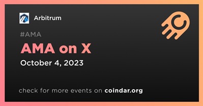 Arbitrum to Hold AMA on X on October 4th