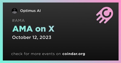 Optimus AI to Hold AMA on X on October 12th
