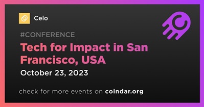 Celo to Participate in Tech for Impact in SF on October 23rd