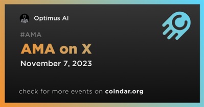 Optimus AI to Hold AMA on X on November 7th