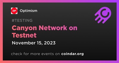 Optimism to Launch Canyon Network on Testnet on November 15th