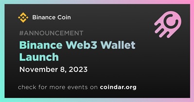 Binance Coin to Release Binance Web3 Wallet