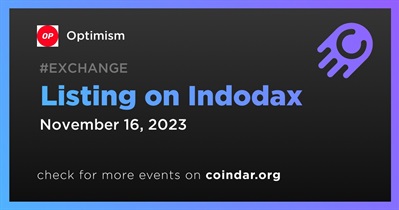 Optimism to Be Listed on Indodax on November 16th