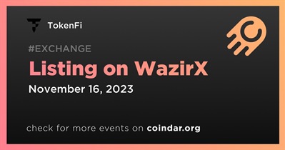 TokenFi to Be Listed on WazirX on November 16th
