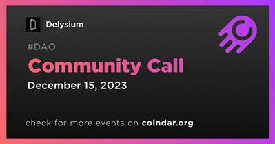Delysium to Host Community Call on December 15th