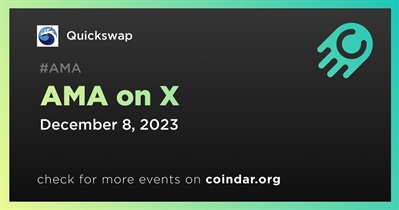 Quickswap to Hold AMA on X on December 8th
