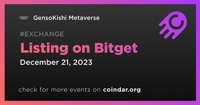 GensoKishi Metaverse to Be Listed on Bitget on December 21st