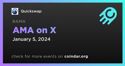 Quickswap to Hold AMA on X on January 5th