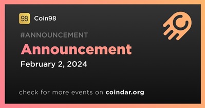 Coin98 to Make Announcement on February 2nd