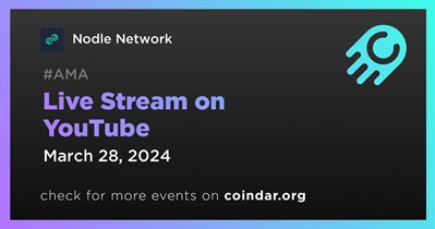 Nodle Network to Hold Live Stream on YouTube on March 28th
