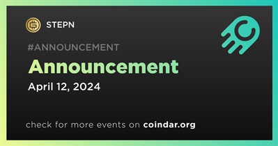 STEPN to Make Announcement on April 12th