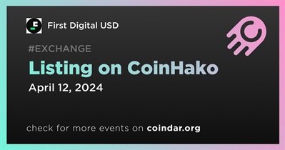 First Digital USD to Be Listed on CoinHako