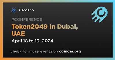 Cardano to Participate in Token2049 in Dubai