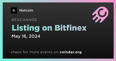 Notcoin to Be Listed on Bitfinex on May 16th