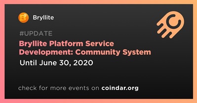 Bryllite Platform Service Development: Community System
