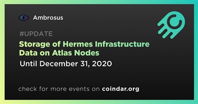 Storage of Hermes Infrastructure Data on Atlas Nodes