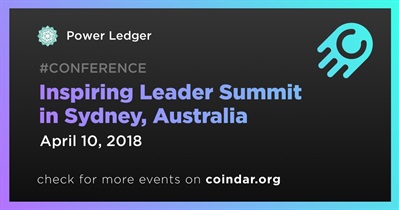 Inspiring Leader Summit in Sydney, Australia