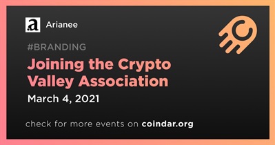 Joining the Crypto Valley Association