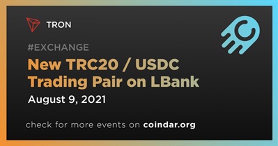 New TRC20 / USDC Trading Pair on LBank