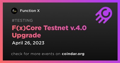 F(x)Core Testnet v.4.0 Upgrade