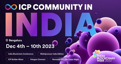 Internet Computer to Participate in India Blockchain Week (IBW) Conference in Bangalore on December 4th