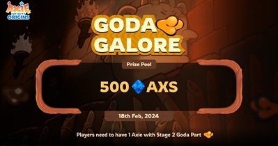 Axie Infinity to Hold Axie Origins: Goda Galore Tournament