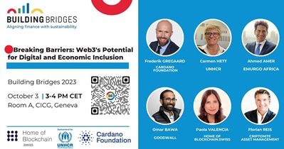 Cardano to Participate in Breaking Barriers in Geneva on October 3rd