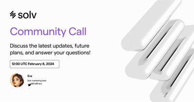 Solv Protocol to Host Community Call on February 8th