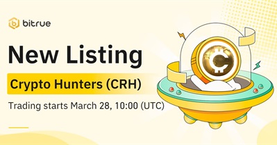 Crypto Hunters Coin to Be Listed on Bitrue on March 28th