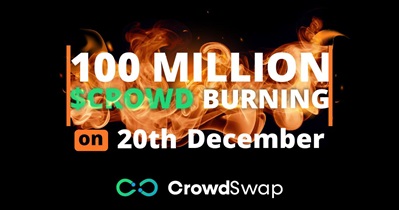 CrowdSwap to Hold Token Burn on December 20th