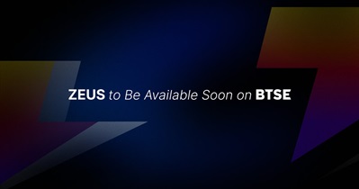 BTSE проведет листинг Zeus Network 16 апреля