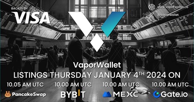 Vapor Wallet to Be Listed on Bybit on January 4th