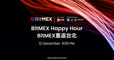 BitMEX Token to Host Meetup in Taipei on December 13th