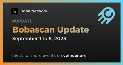 Boba Network to Update Bobascan