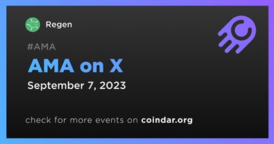 Regen to Hold AMA on X on September 7th