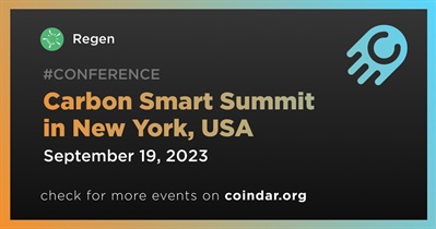 Regen to Participate in Carbon Smart Summit in New York on September 19th