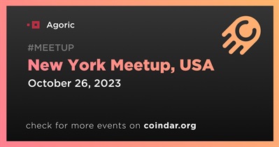 Agoric to Host Meetup in New York on October 26th