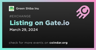 Green Shiba Inu to Be Listed on Gate.io