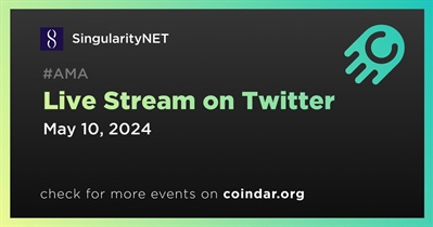 SingularityNET to Hold Live Stream on Twitter on May 10th