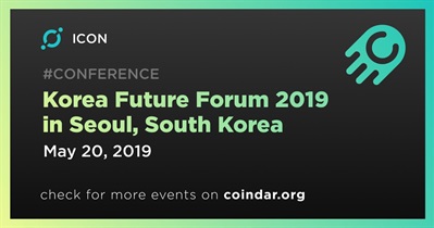 Korea Future Forum 2019 in Seoul, South Korea